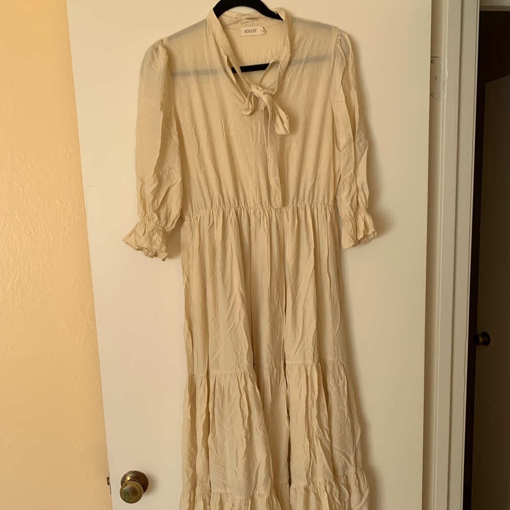 Cream dress